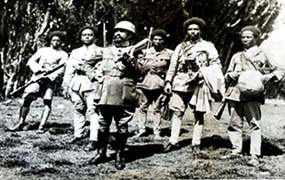 Haile Selassie at Wuchale